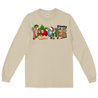 Mushroom christmas teacher Long Sleeve Tee - NancyCooperArtShop
