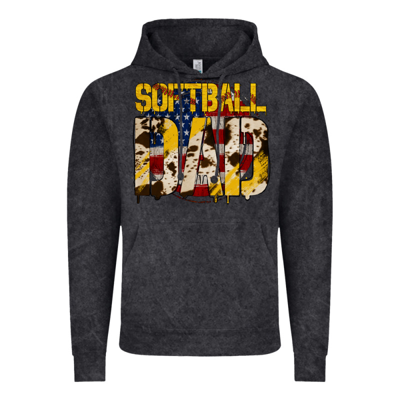 Softball Dad Vintage Hoodie by Jasminsmagicworld | Teevron