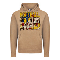 Vintage Coffee softball dad Vintage Hoodie - Jasminsmagicworld