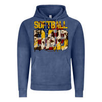 Vintage Denim softball dad Vintage Hoodie - Jasminsmagicworld