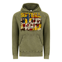 Vintage Olive softball dad Vintage Hoodie - Jasminsmagicworld