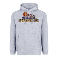 Heather Grey Wild about Basketball Heavyweight Hoodie - HowdyJamesFarm