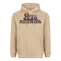 Mushroom Wild about Basketball Heavyweight Hoodie - HowdyJamesFarm