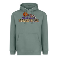 Sage Wild about Basketball Heavyweight Hoodie - HowdyJamesFarm