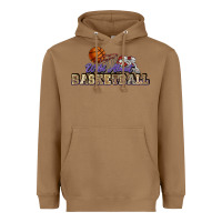 Toasted Coconut Wild about Basketball Heavyweight Hoodie - HowdyJamesFarm