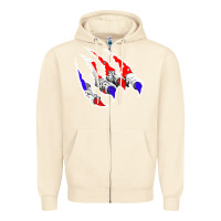 Sandshell American Flag Claw Zipper Hoodie - Bettercallsaul