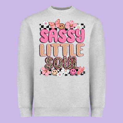 Sassy Little Soul Heavyweight Sweatshirt Designed By Maliassmallbusiness