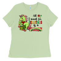 All I Want For Christmas Is A Unicorn Ladies Tee | Teevron