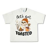 Pistachio let's get toasted camping Urban Heavy Tee - MaliasSmallBusiness
