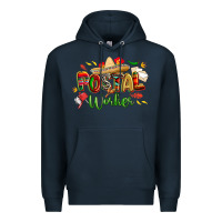 Navy cinco de mayo postal worker Premium Hoodie - CowGirlArtShop