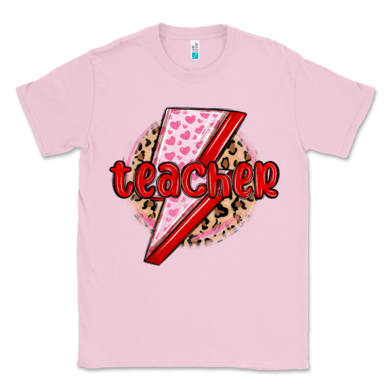 Teacher Lightning Bolt Valentines Day Classic Tee by MaliasSmallBusiness | Teevron