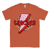 Copper teacher lightning bolt valentines day Classic Tee - MaliasSmallBusiness