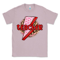 Lilac teacher lightning bolt valentines day Classic Tee - MaliasSmallBusiness