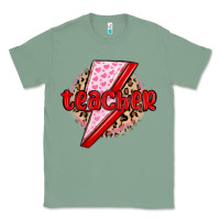 Sage teacher lightning bolt valentines day Classic Tee - MaliasSmallBusiness