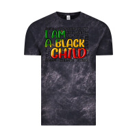 Cloud Black i am a black child Vintage Tee - MaliasSmallBusiness