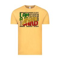 Vintage Mustard i am a black child Vintage Tee - MaliasSmallBusiness