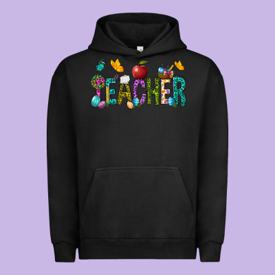 Easter Teacher Urban Hoodie Designed By Bundleandbundleshop