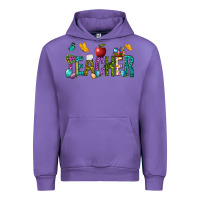 Tulip Easter Teacher Urban Hoodie - BundleAndBundleShop
