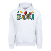 White Easter Teacher Urban Hoodie - BundleAndBundleShop