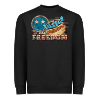 Black tastes like freedom Heavyweight Sweatshirt - NancyCooperArtShop