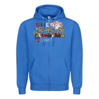 True Royal She Jesus America Too Zipper Hoodie - Bettercallsaul