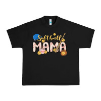 Black softball MAMA Urban Heavy Tee - MaliasSmallBusiness