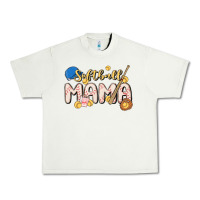 Pistachio softball MAMA Urban Heavy Tee - MaliasSmallBusiness