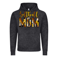 Vintage Black softball mom Vintage Hoodie - Jasminsmagicworld