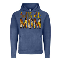Vintage Denim softball mom Vintage Hoodie - Jasminsmagicworld