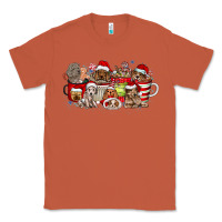 Copper Christmas Dog Coffee Classic Tee - CowhideDigitalArt