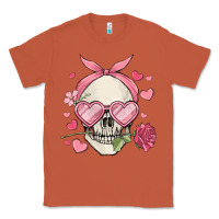 Copper valentine's day skull Classic Tee - MaliasSmallBusiness