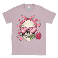 Lilac valentine's day skull Classic Tee - MaliasSmallBusiness