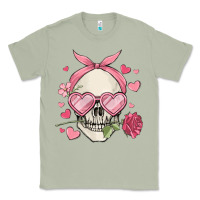 Matcha valentine's day skull Classic Tee - MaliasSmallBusiness