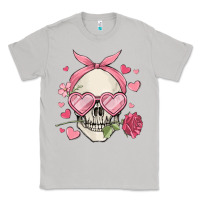 Moon Dust valentine's day skull Classic Tee - MaliasSmallBusiness
