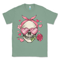 Sage valentine's day skull Classic Tee - MaliasSmallBusiness