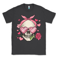 Smoke valentine's day skull Classic Tee - MaliasSmallBusiness
