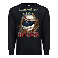 Black Diamonds are a girl's best friend Baseball Premium Sweatshirt - HowdyJamesFarm