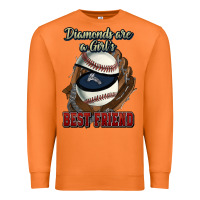 Carrot Diamonds are a girl's best friend Baseball Premium Sweatshirt - HowdyJamesFarm