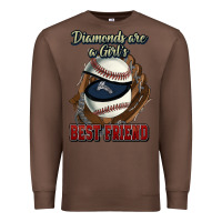 Chestnut Diamonds are a girl's best friend Baseball Premium Sweatshirt - HowdyJamesFarm