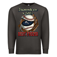 Smoke Diamonds are a girl's best friend Baseball Premium Sweatshirt - HowdyJamesFarm