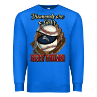 True Royal Diamonds are a girl's best friend Baseball Premium Sweatshirt - HowdyJamesFarm