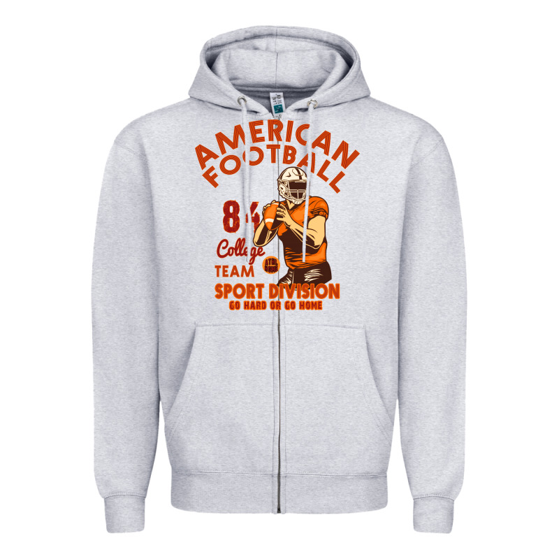 American Football Zipper Hoodie by Bettercallsaul | Teevron