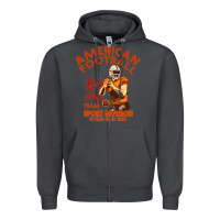 Smoke American Football Zipper Hoodie - Bettercallsaul