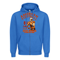 True Royal American Football Zipper Hoodie - Bettercallsaul