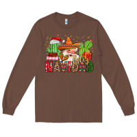 Chestnut feliz navidad santa Long Sleeve Tee - MaliasSmallBusiness