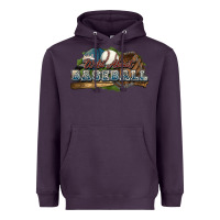 Plum Wild about Baseball Heavyweight Hoodie - HowdyJamesFarm