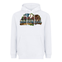 White Wild about Baseball Heavyweight Hoodie - HowdyJamesFarm