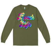 Army Green beach life Long Sleeve Tee - JahusDesignShop
