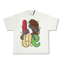Pistachio love juneteenth Urban Heavy Tee - MaliasSmallBusiness
