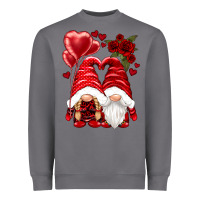 Storm valentines day gnomies Heavyweight Sweatshirt - NancyCooperArtShop